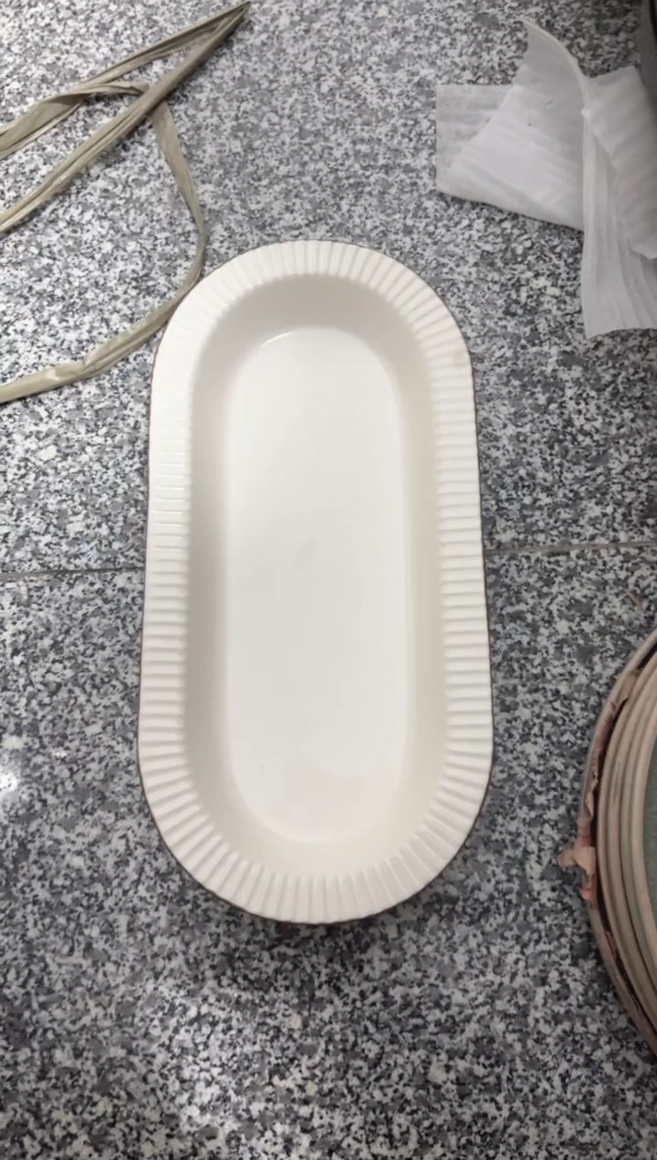 【闪购商品】瓷福利鱼盘1个装（微瑕）