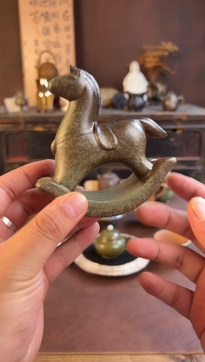 瓷片青铜流釉马啊啊啊
