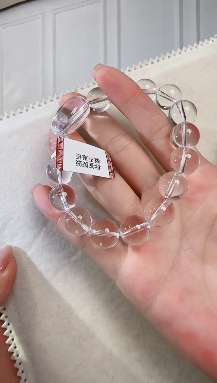 颈饰未镶嵌水晶白水晶随型单圈手链