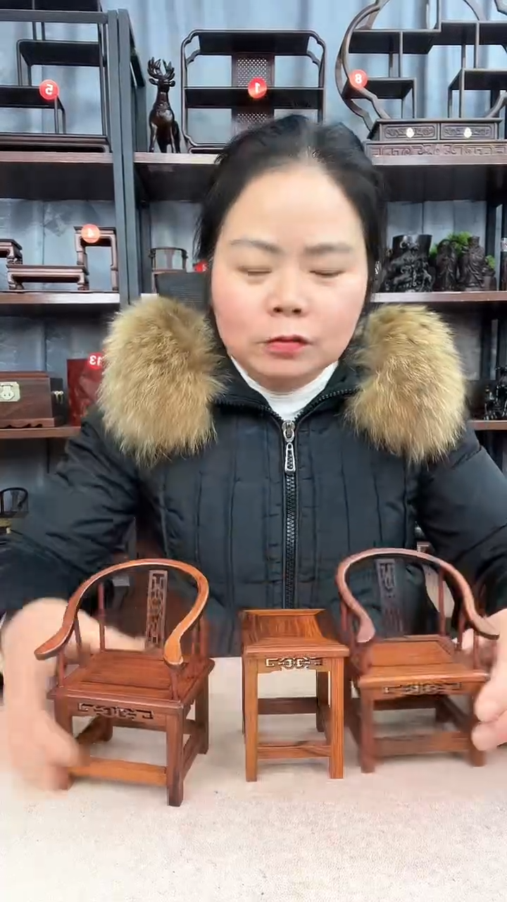 【闪购商品】乌木类端景台小李红木工艺品小李红木工艺品