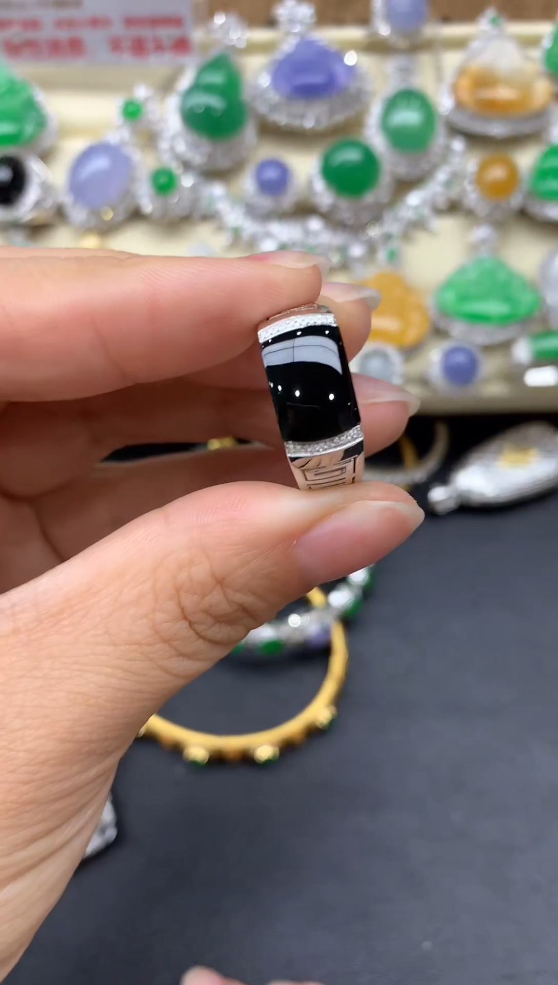 【闪购商品】翡翠戒指18K金镶嵌578-中国好珍宝