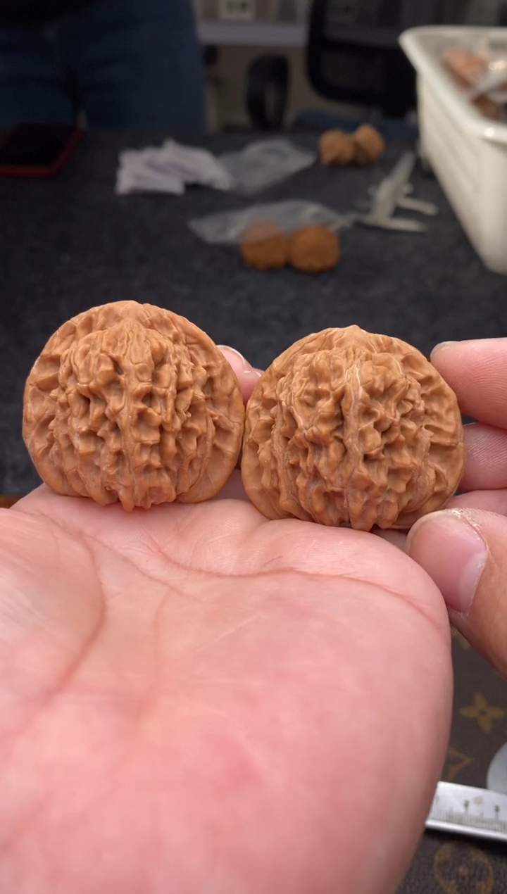 把件文玩核桃B257号44尺四座楼