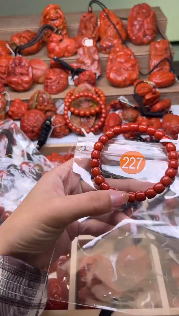 【闪购商品】南红玛瑙珠宝奇石合金227-8+