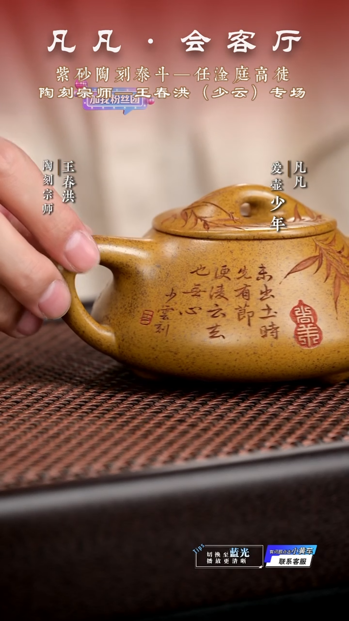 CJ王春洪19 景舟石瓢龙骨金砂320cc