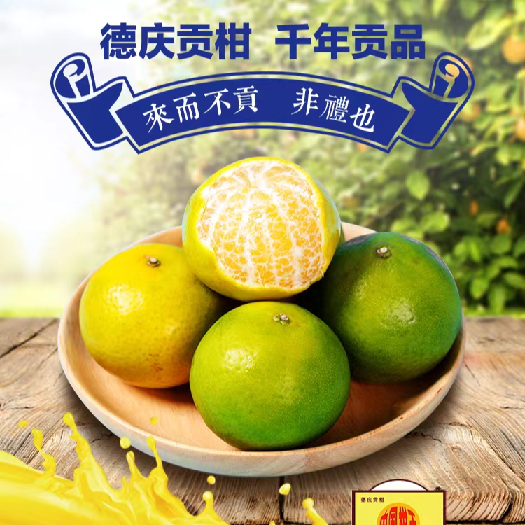 【亚视专场 】德庆贡柑送礼皇帝柑成熟保鲜爽口化渣清甜蜜味多汁