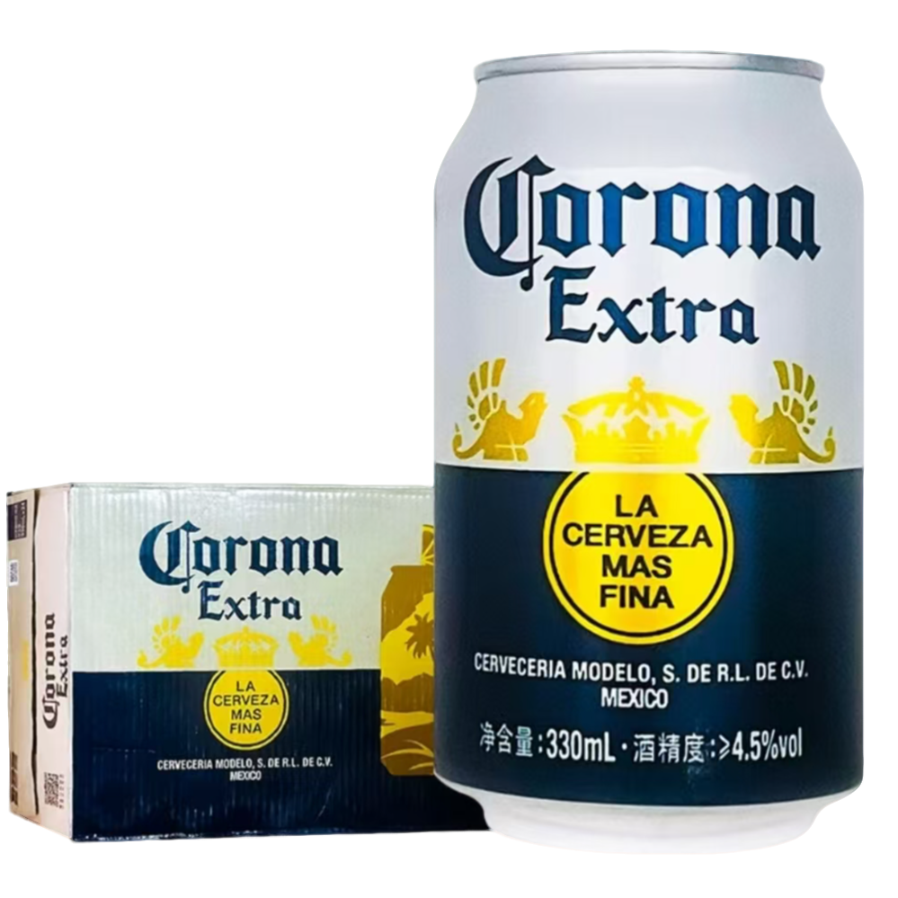 非原箱（6.29号到期）科罗娜啤酒330ml*24罐（整箱）（原箱开口）