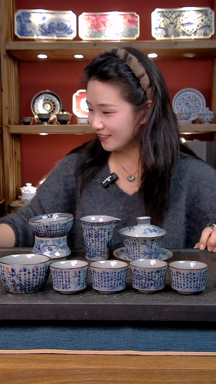 简装家用款8件套 老陶泥开片纹陶瓷茶具