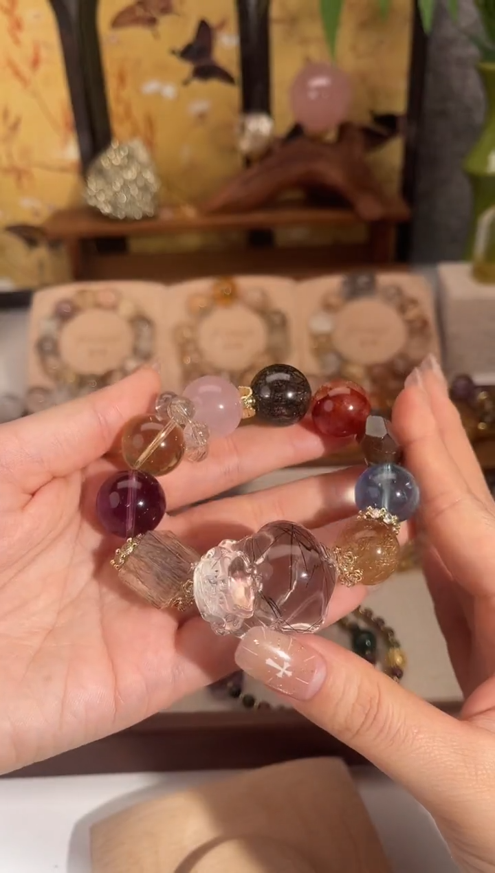 水晶摆件未镶嵌原创diy设计