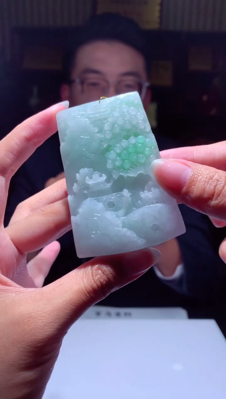 【闪购商品】定制翡翠未镶嵌挂件发货（拍一发一）