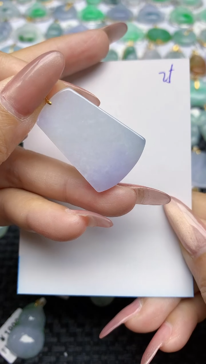 【闪购商品】翡翠颈饰18K金镶嵌天然A货翡翠 25