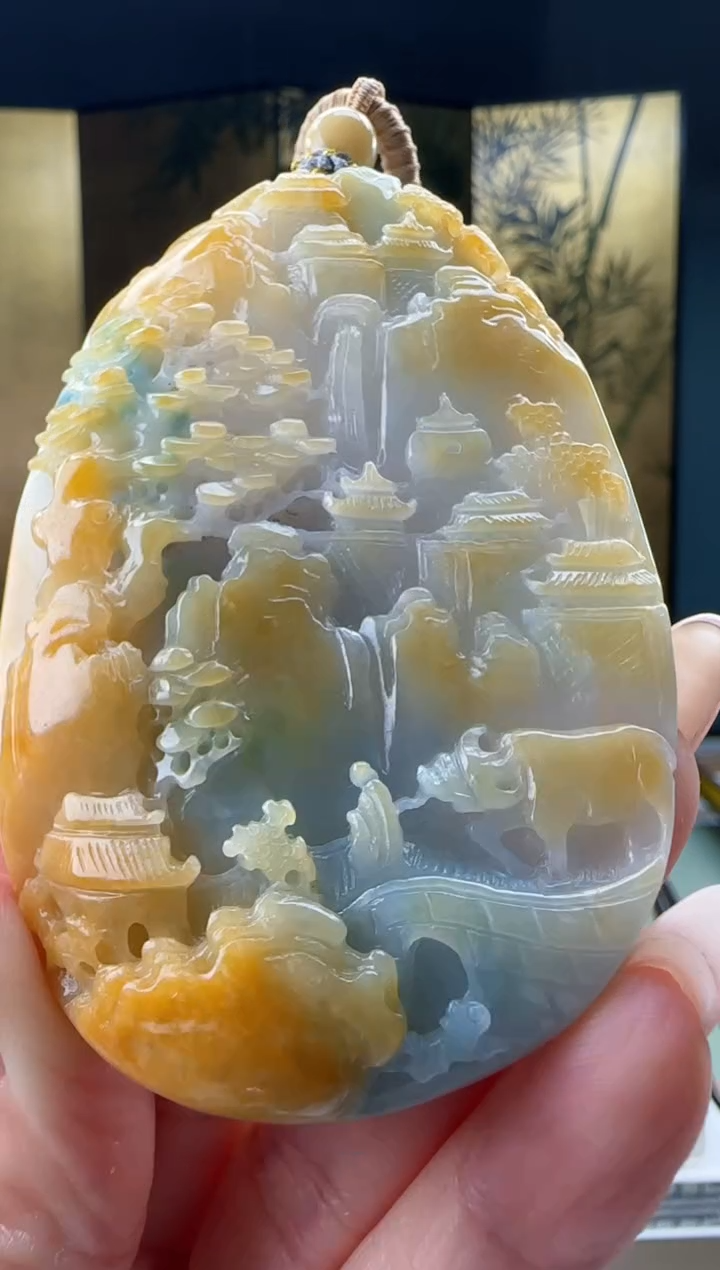 【闪购商品】翡翠颈饰未镶嵌YJ@@960Q3J13059