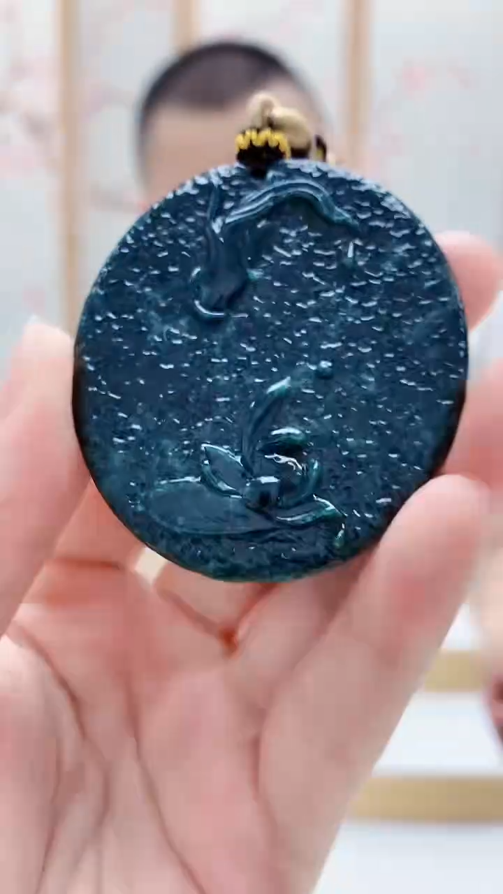 未镶嵌定制翡翠5167lr-毛货挂件11