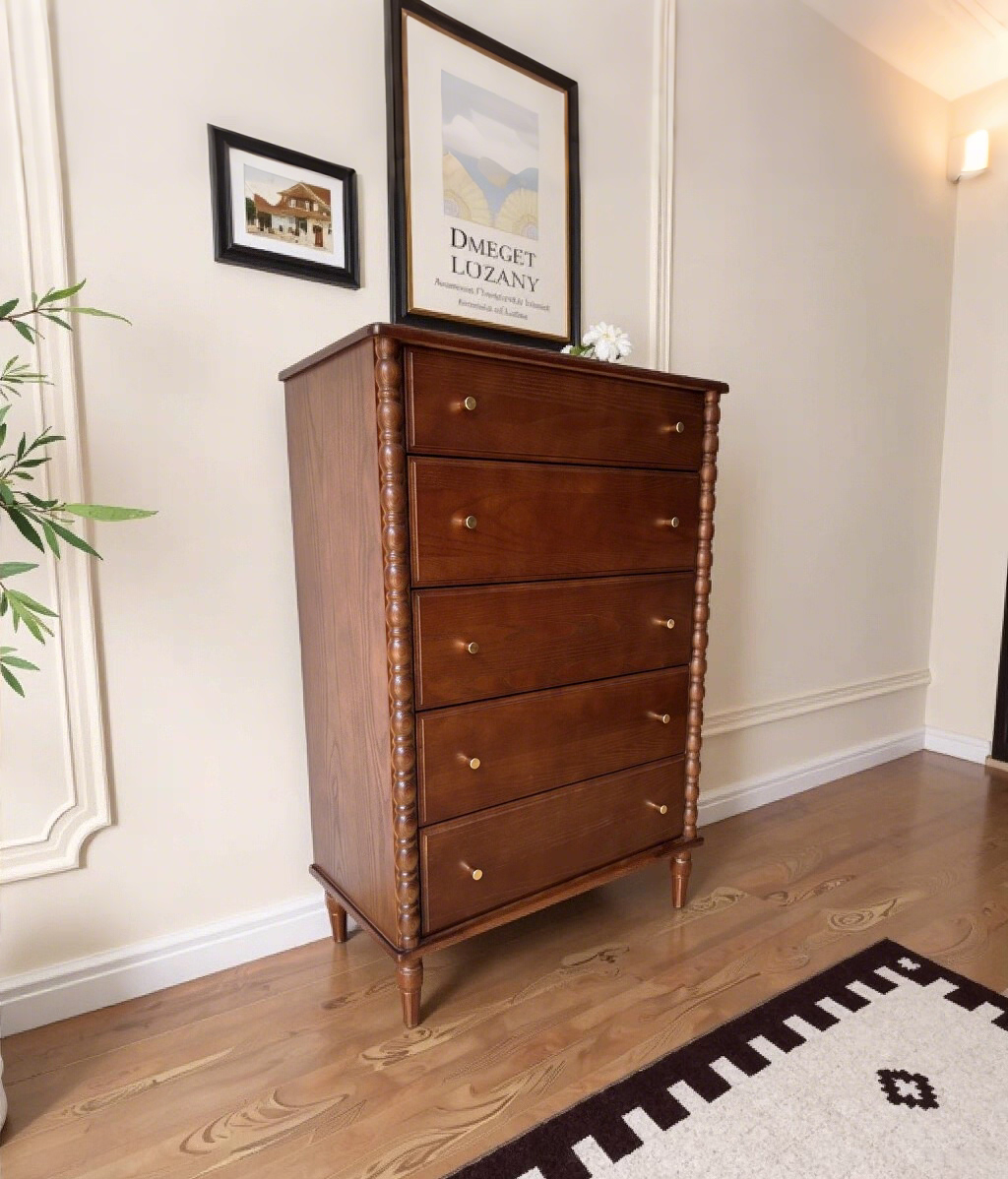 A2860五斗柜全实木