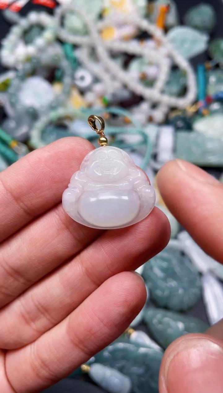 【闪购商品】翡翠颈饰未镶嵌天然翡翠a货