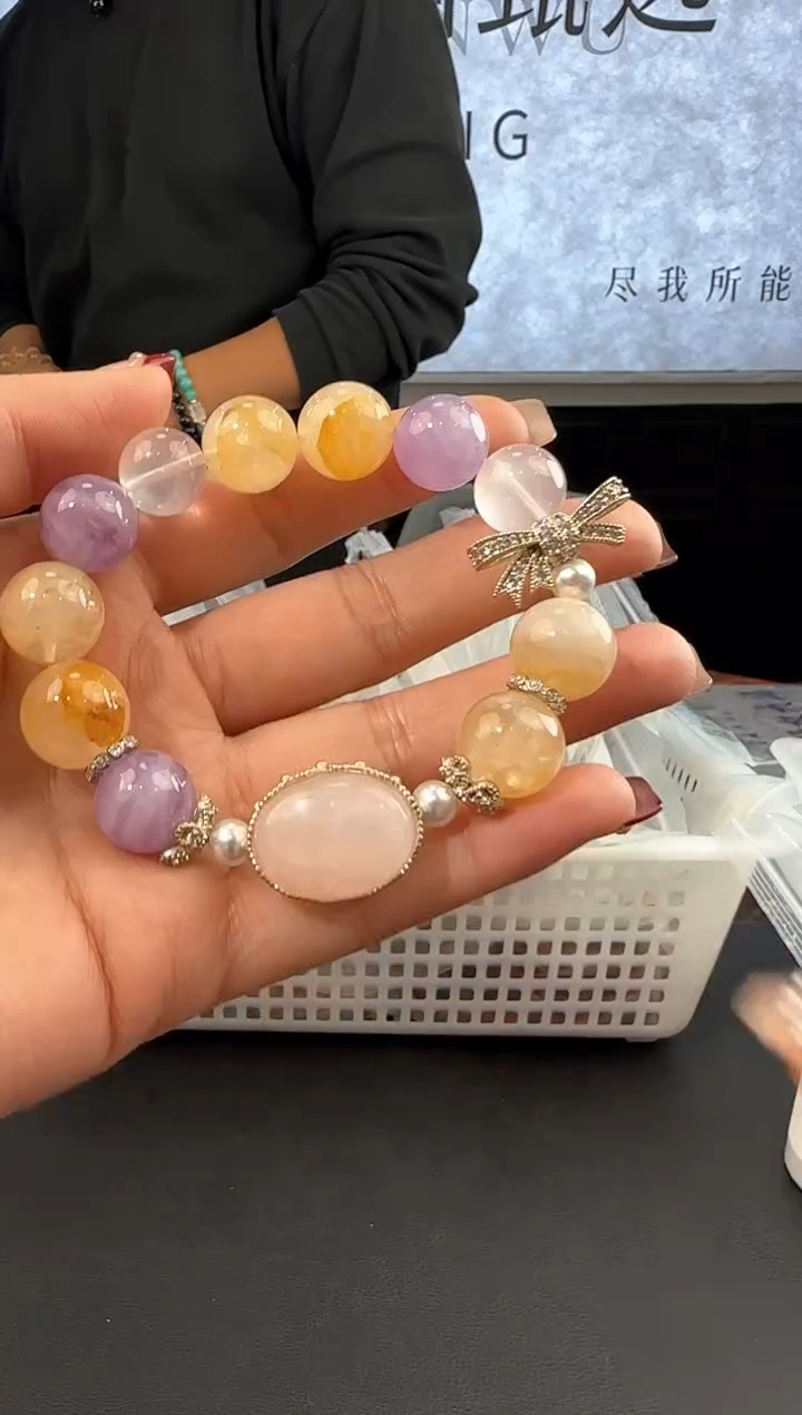 未镶嵌手串水晶多宝