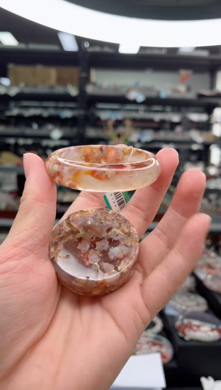 【闪购商品】石英质玉手镯未镶嵌51圈口（赠品镯心）6330006