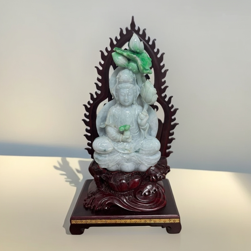 ZB078翡翠摆件 百日大优恵