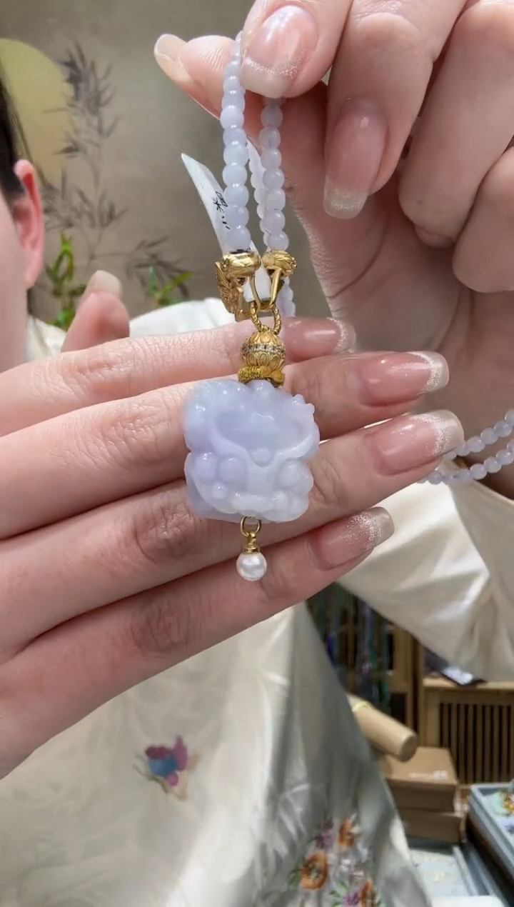 【闪购商品】翡翠颈饰未镶嵌吊坠