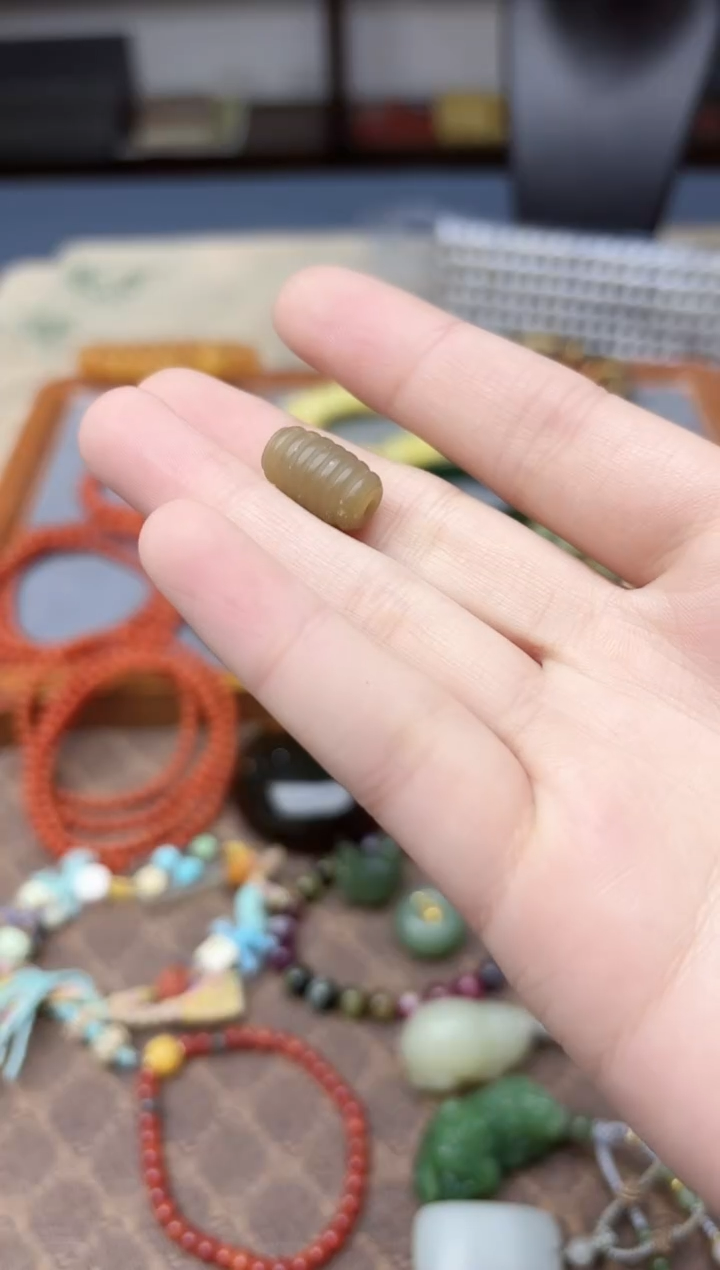 未镶嵌和田玉挂件和田玉配件ZD9*15mm