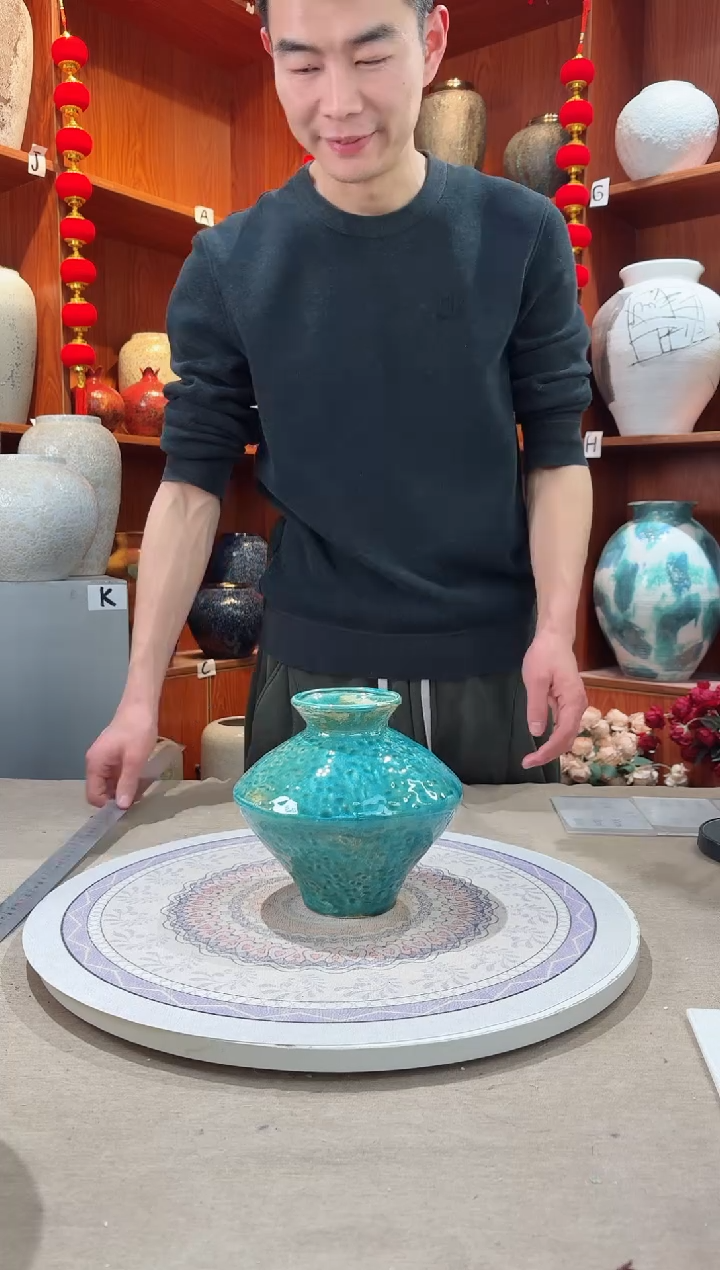 【闪购商品】瓶精品陶瓷花瓶 无花 新品彩陶小号