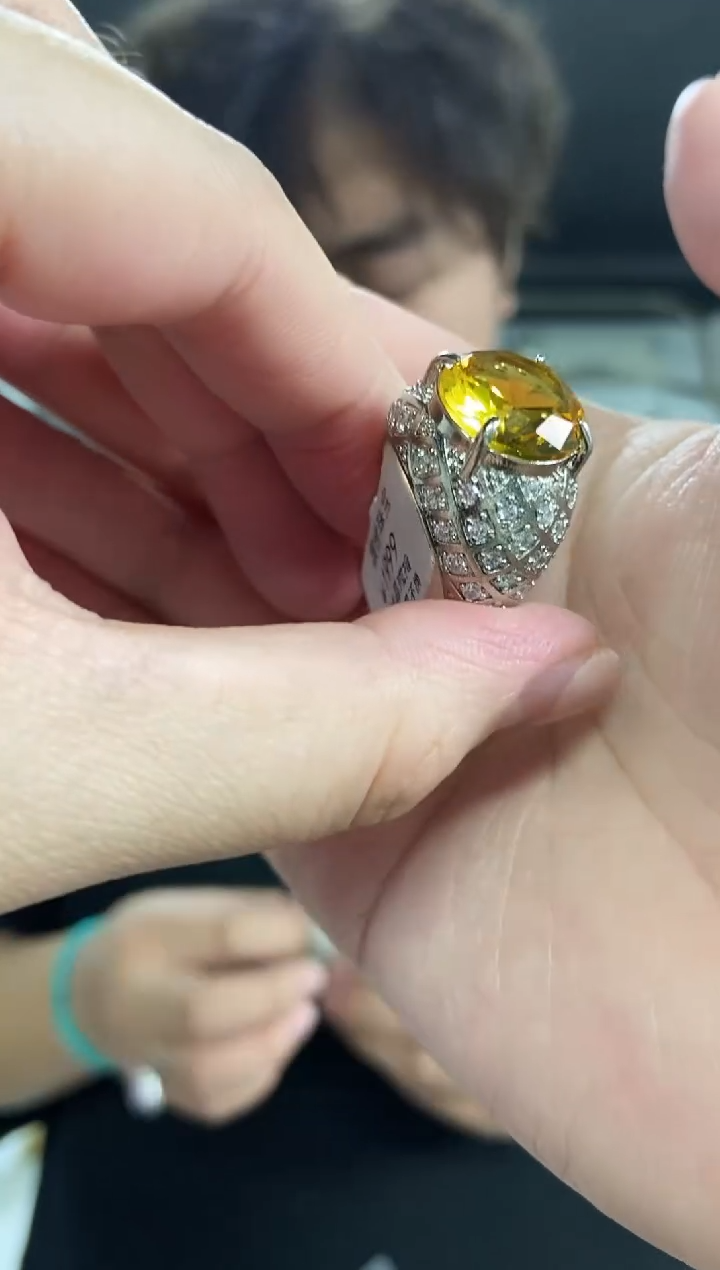 【闪购商品】水晶戒指未镶嵌多样性发其一颜色微差