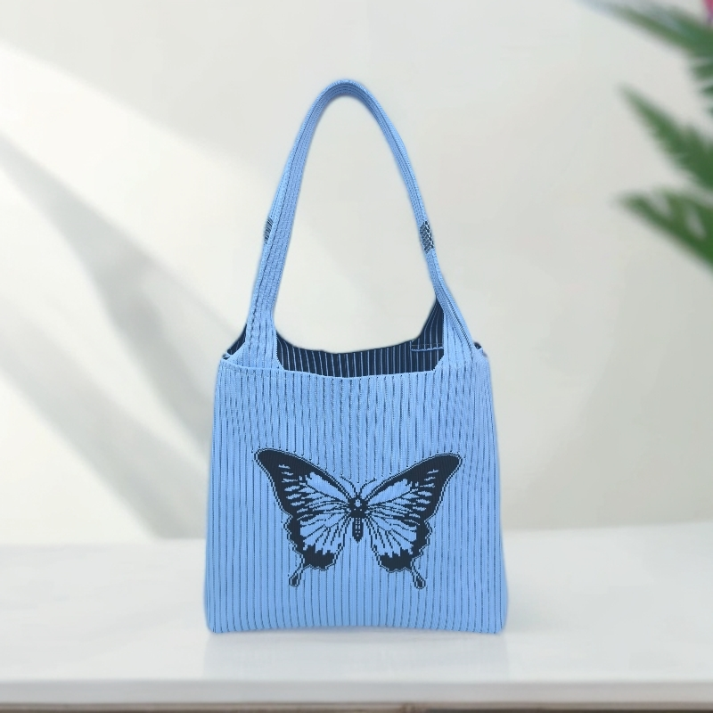 25新款小众女款时尚百搭通勤托特包敞口单肩包