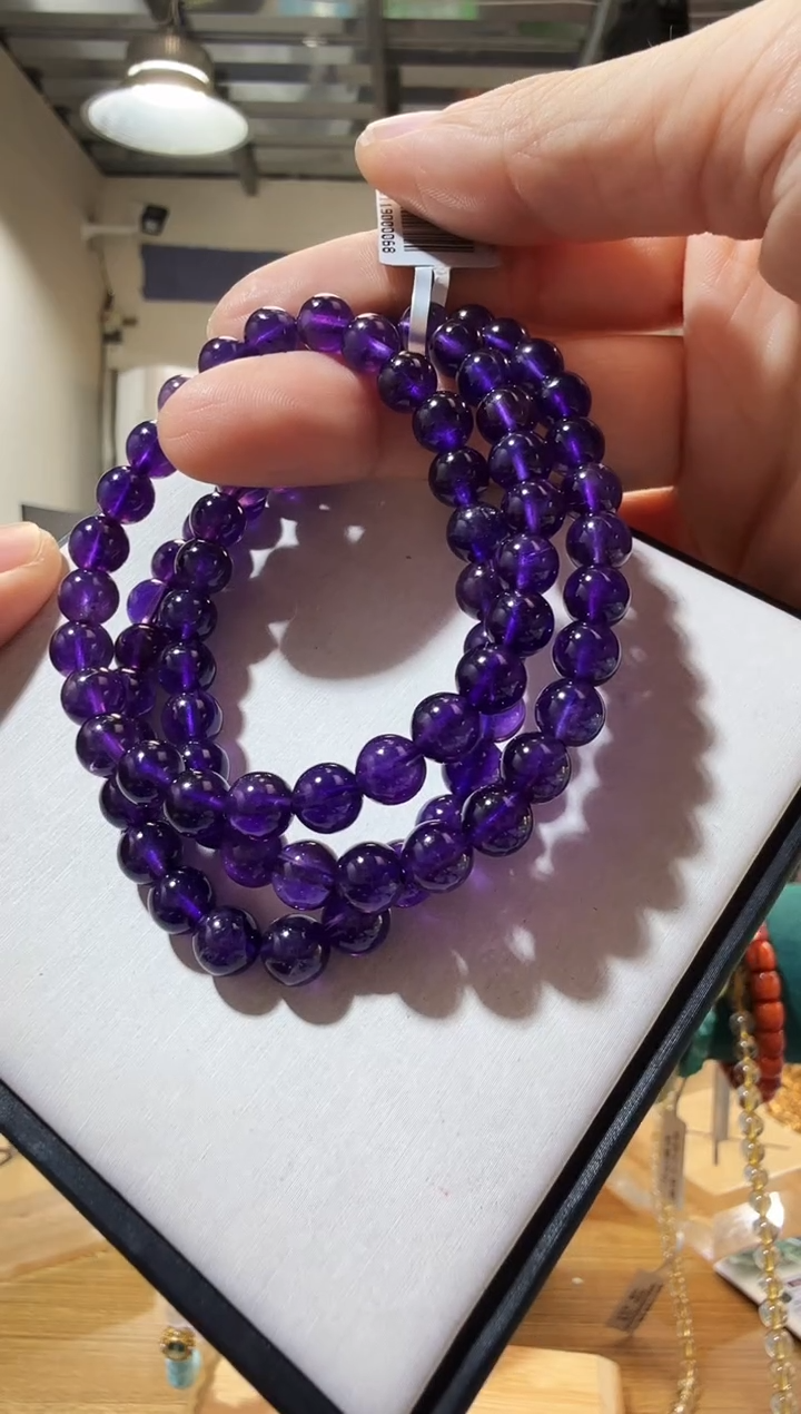 未镶嵌手链水晶优0627 约6mm