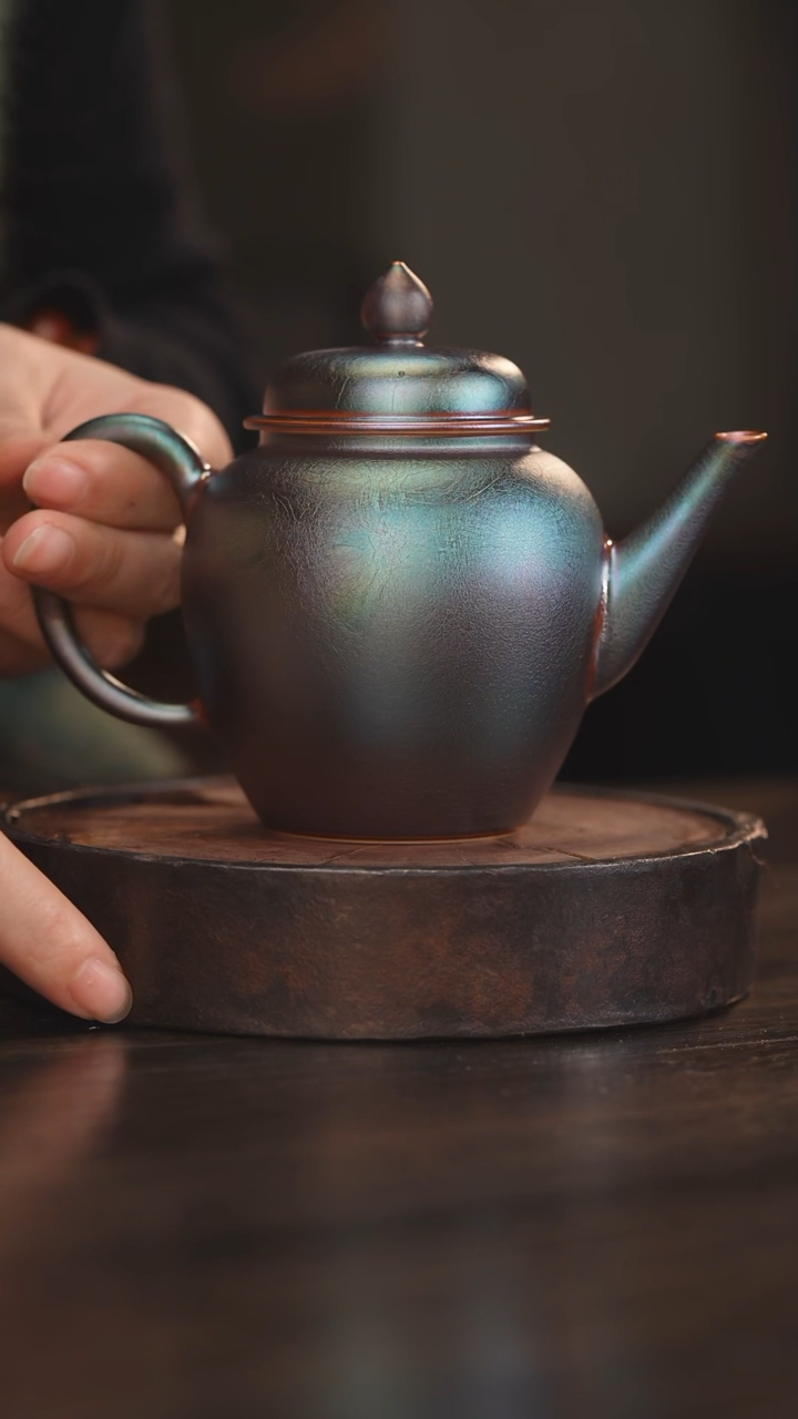 【闪购商品】杯55柴房陶瓷丨窑宝将军壶