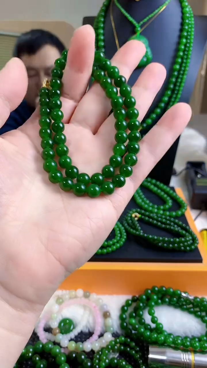 【闪购商品】和田玉（碧玉）项链未镶嵌8