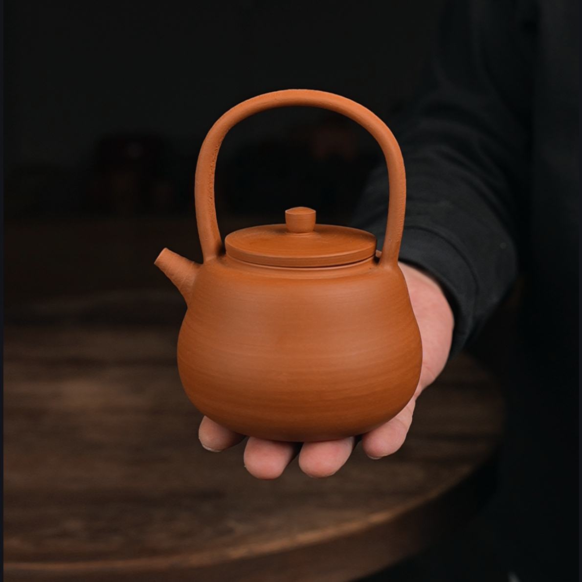 水木/红泥/修坯/“日式提梁”/小孤品/440毫升