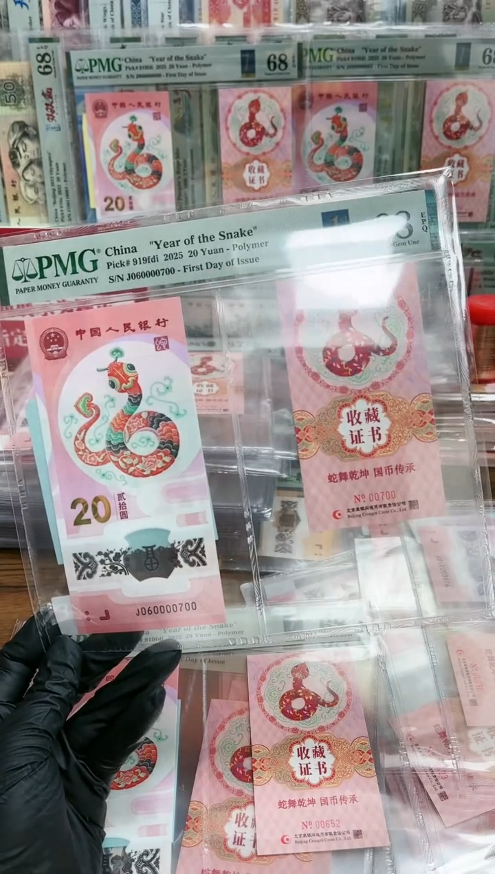 【闪购商品】塑料币证J060000700-PMG68