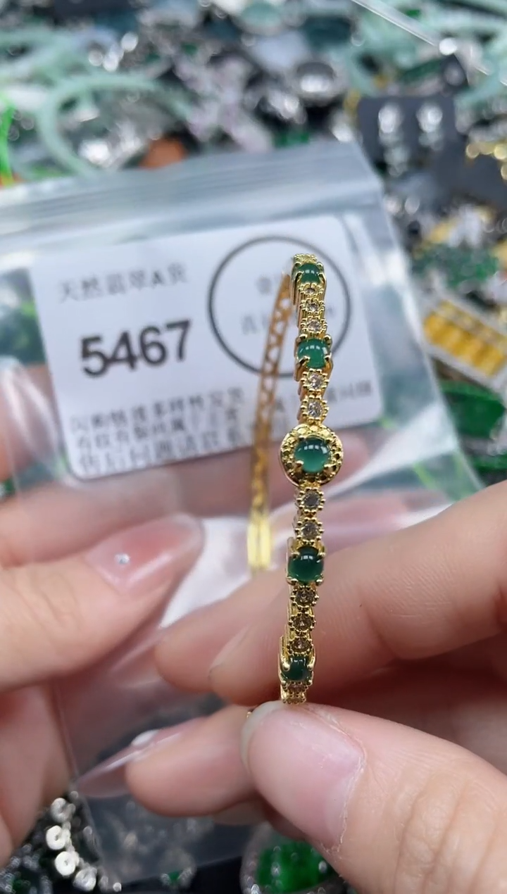 颈饰合金翡翠5467