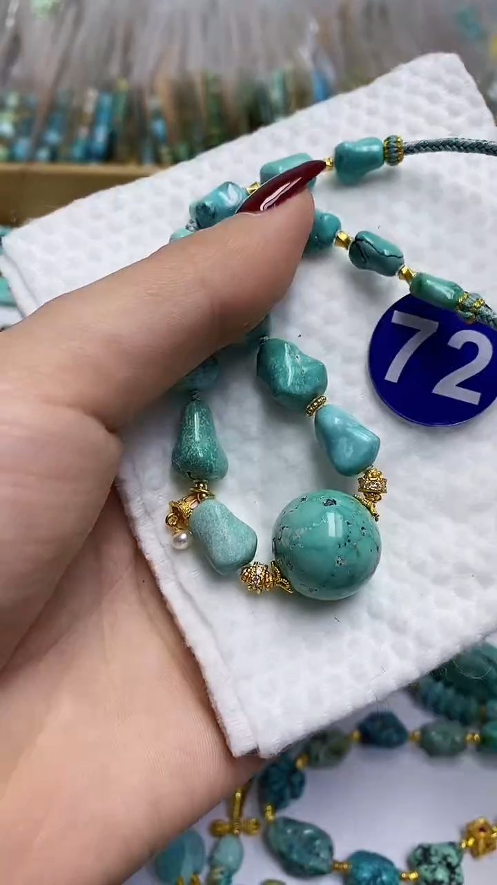 【闪购商品】绿松石项链未镶嵌72