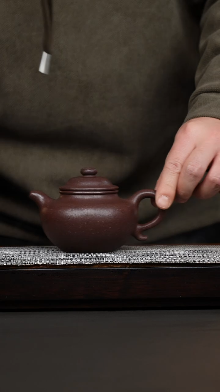 茶壶紫砂桃花泥莲子