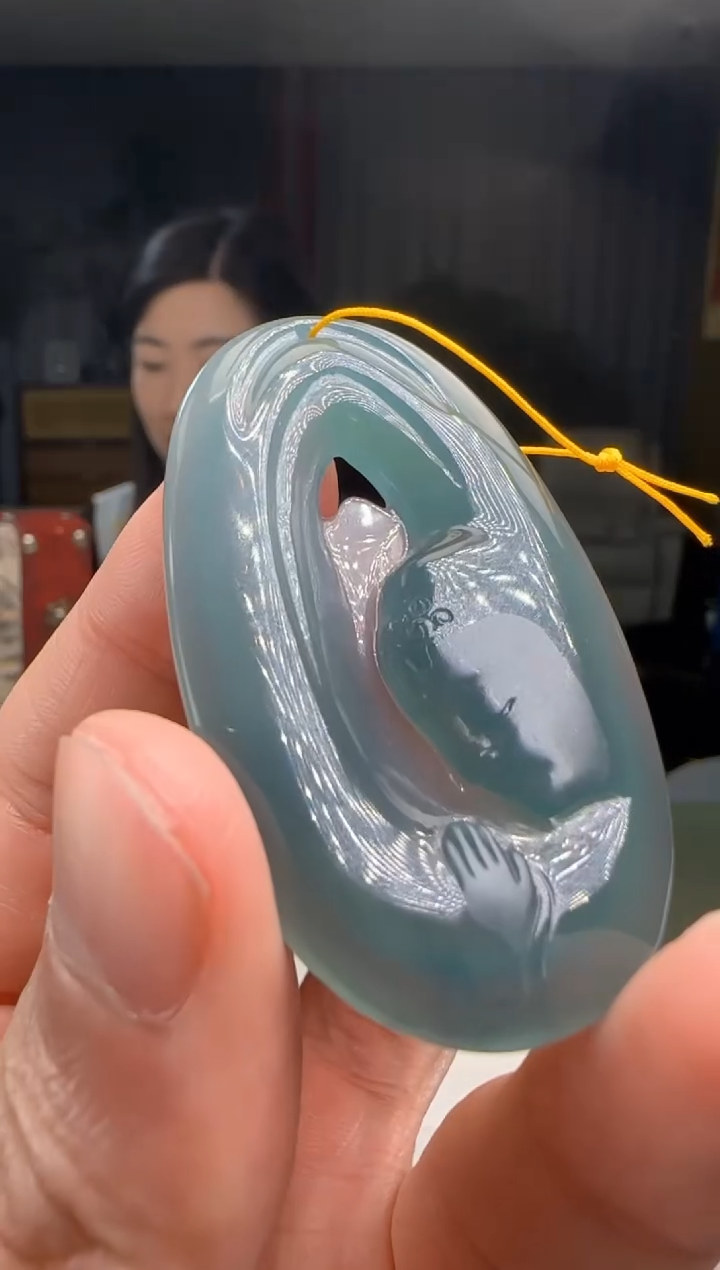 【闪购商品】翡翠吊坠(不含链)未镶嵌DY@@WS50114H019