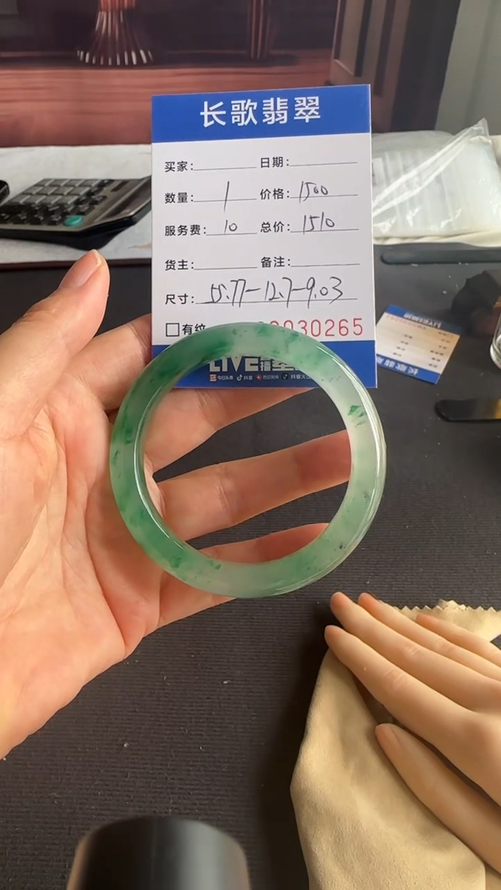 石英质玉（非洲翠）未镶嵌颈饰00000265