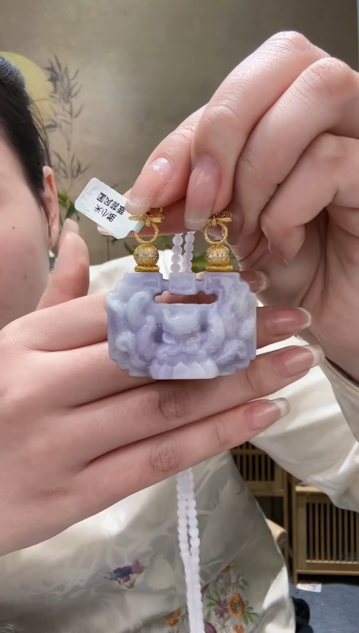 【闪购商品】翡翠耳饰未镶嵌吊坠