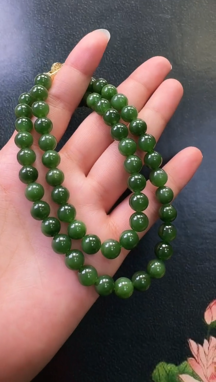 和田玉未镶嵌项链项链