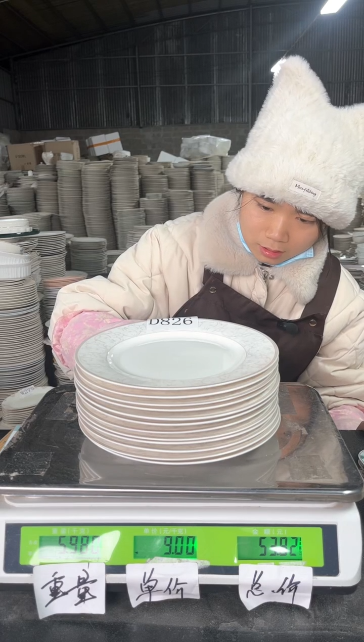 新骨瓷D826  8寸  12个