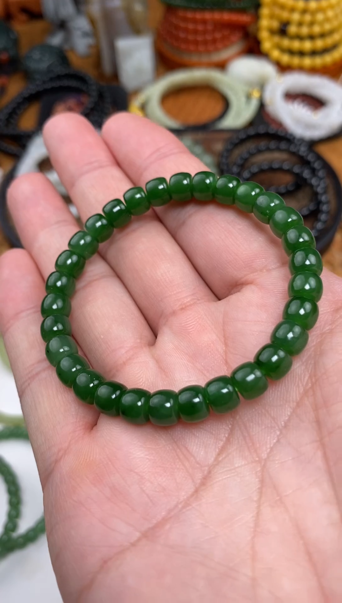 颈饰未镶嵌和田玉L*手串