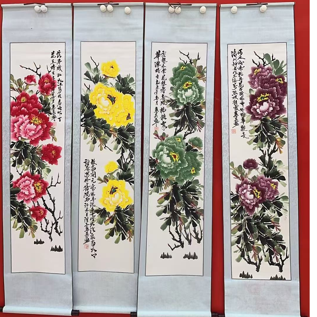 橱窗展示/二兄弟画馆//宣纸国画/带证书