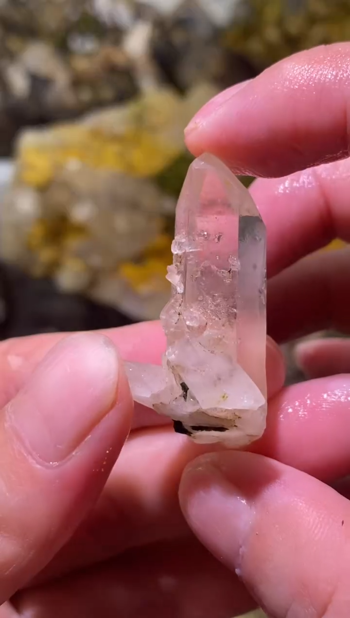 未镶嵌珠宝半成品水晶129号四川超七花园水晶