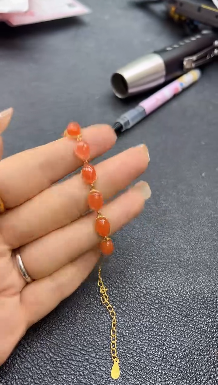 【闪购商品】南红玛瑙手链银S925镶嵌0918011994