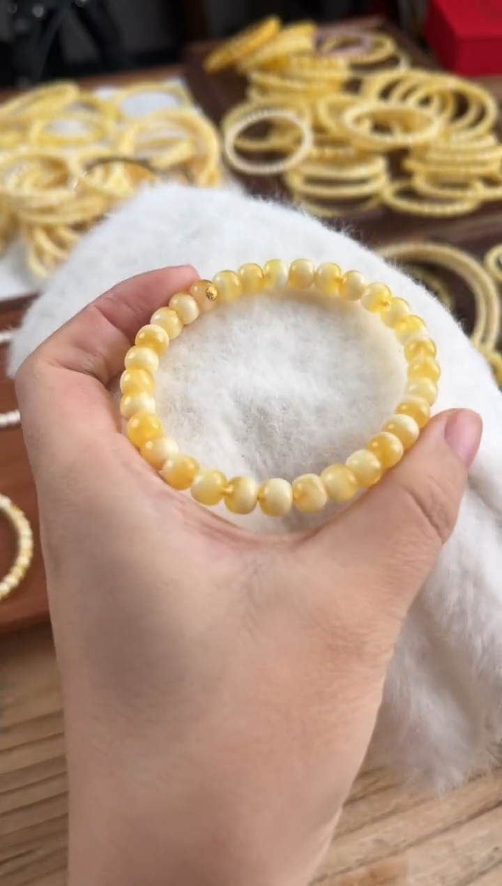 【闪购商品】蜜蜡裸石未镶嵌蜜蜡手串没品控