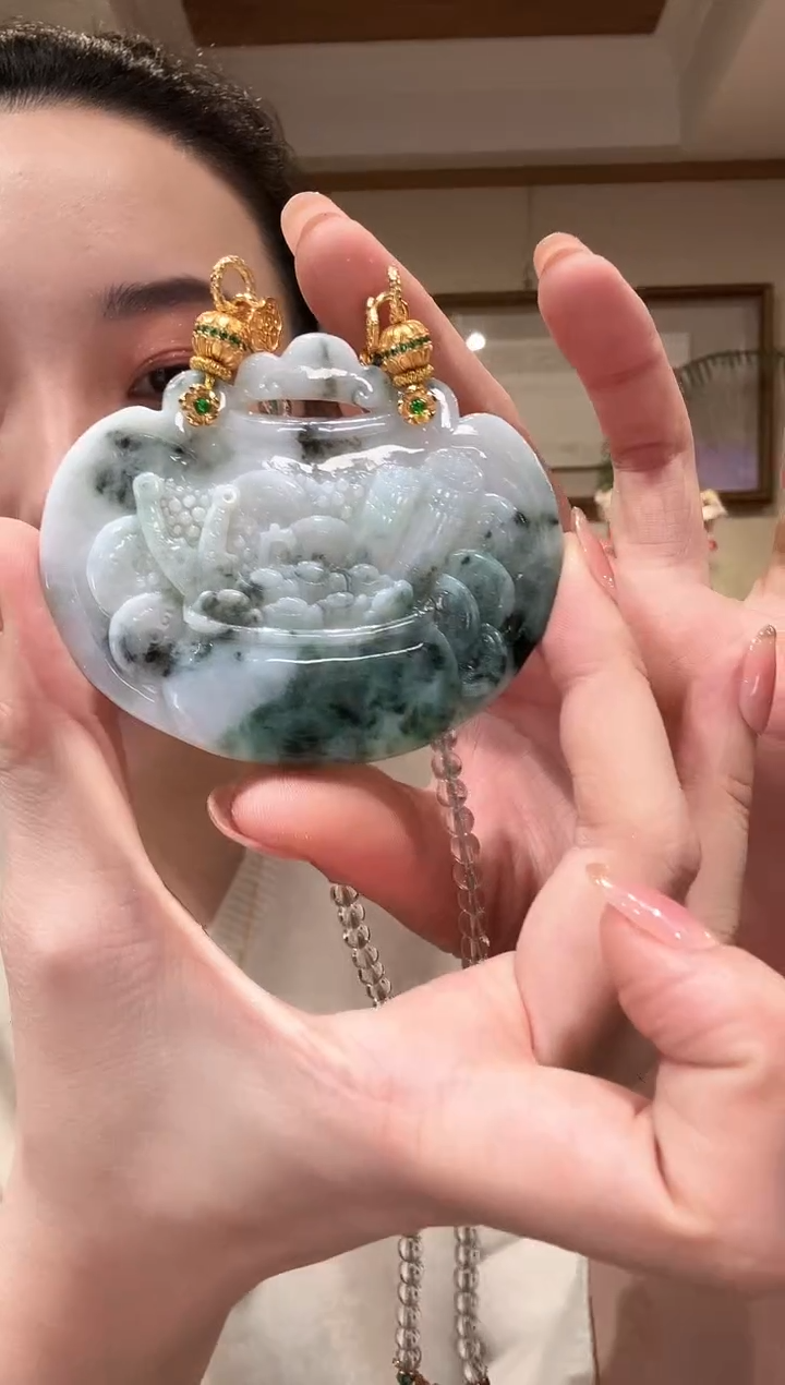 【闪购商品】翡翠颈饰未镶嵌国风