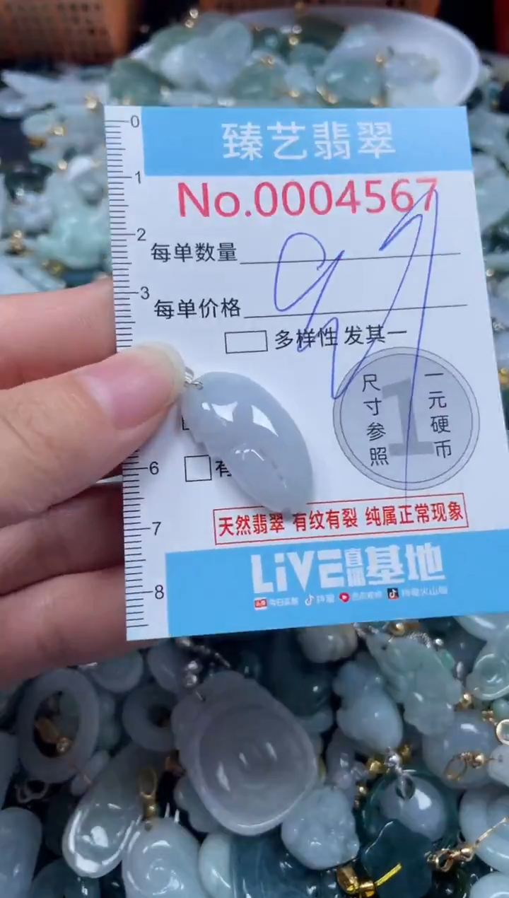 颈饰未镶嵌翡翠4567