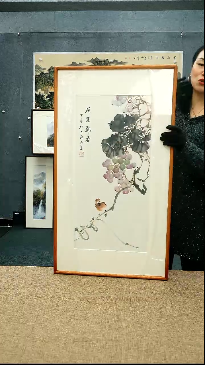 【闪购商品】国画52*9陈默如老师花鸟