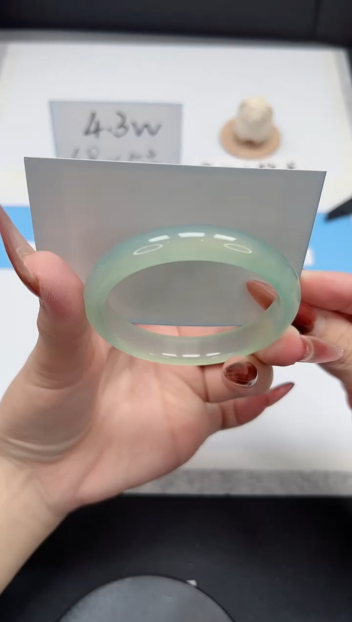 【闪购商品】石英质玉手镯未镶嵌166/55.8晴水