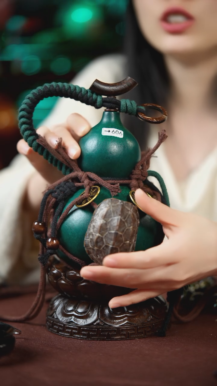 【闪购商品】606号500ml左右的非遗漆器酒葫芦