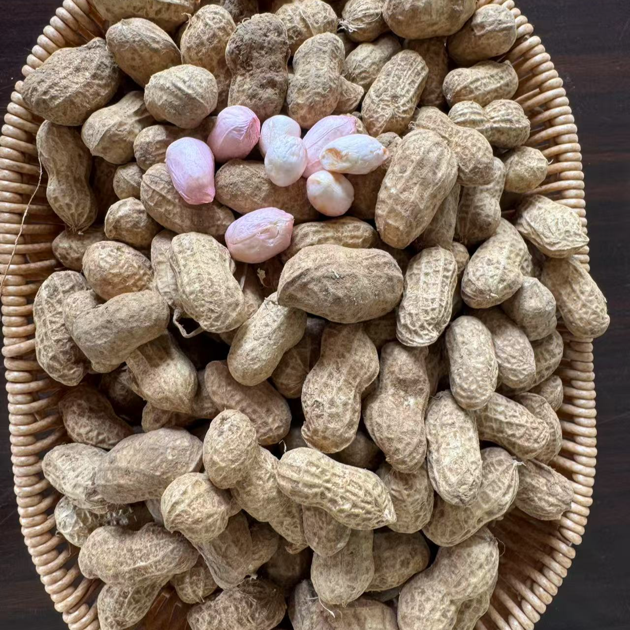 新鲜花生（带壳）农家自种自收
